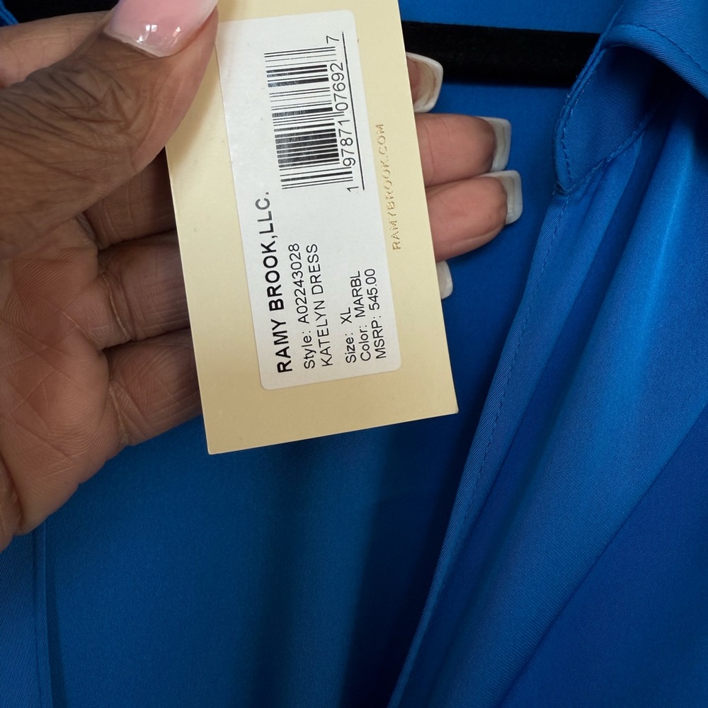 Ramy Brook Katelyn Satin Mini Dress - Picture 6 of 7